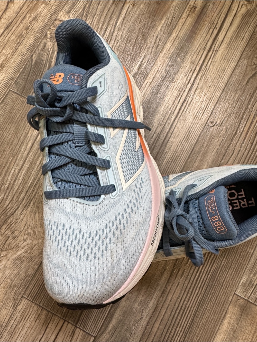 New Balance Fresh Foam X 880v14 Running Shoes Blue White Orange Size 8 - Picture 6 of 8